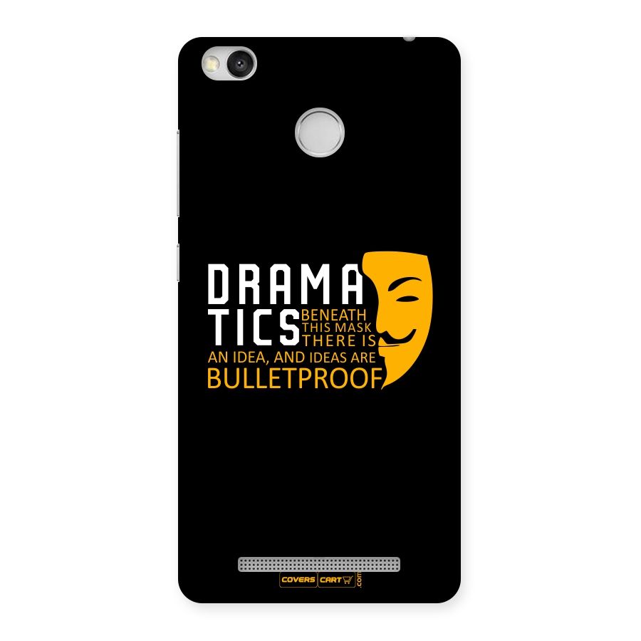 Dramatics Back Case for Redmi 3S Prime