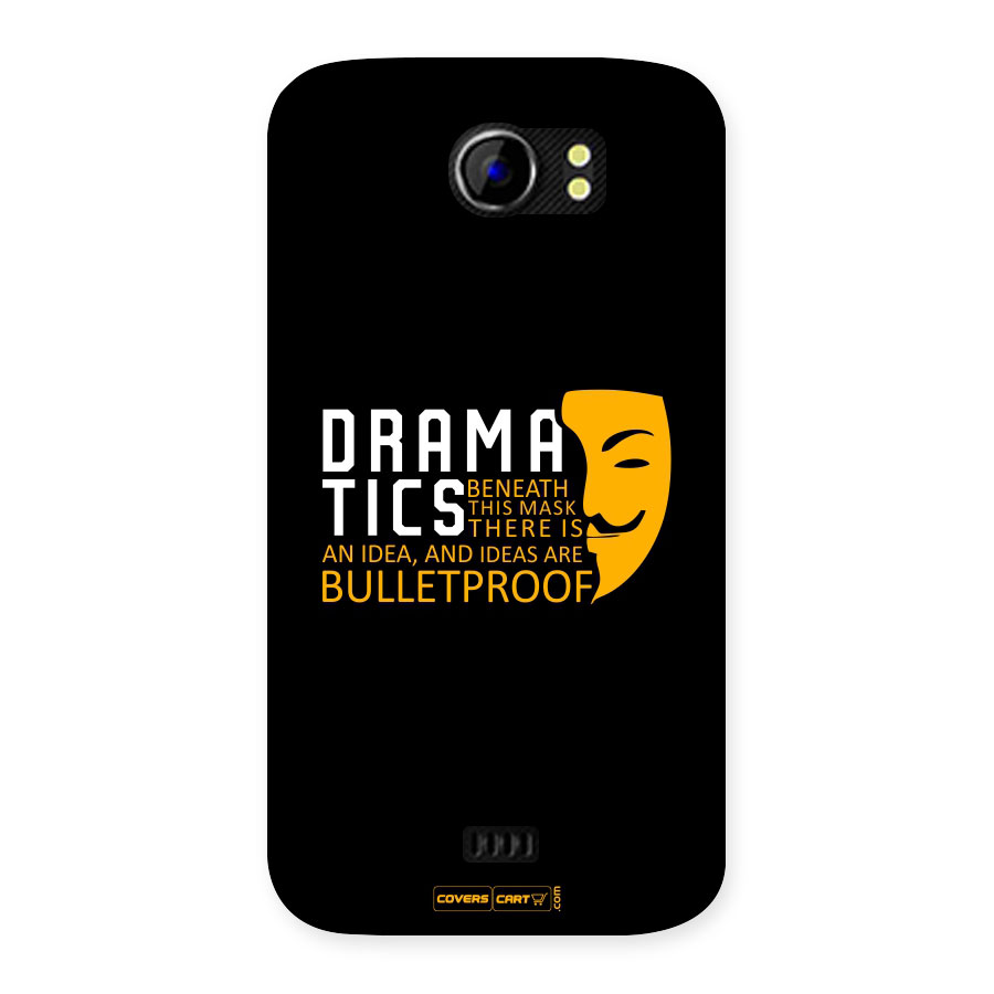 Dramatics Back Case for Micromax Canvas 2 A110