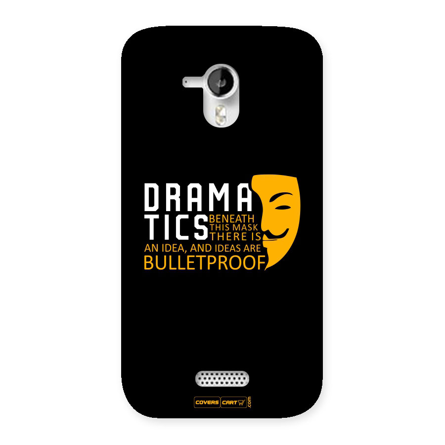 Dramatics Back Case for Micromax Canvas HD A116