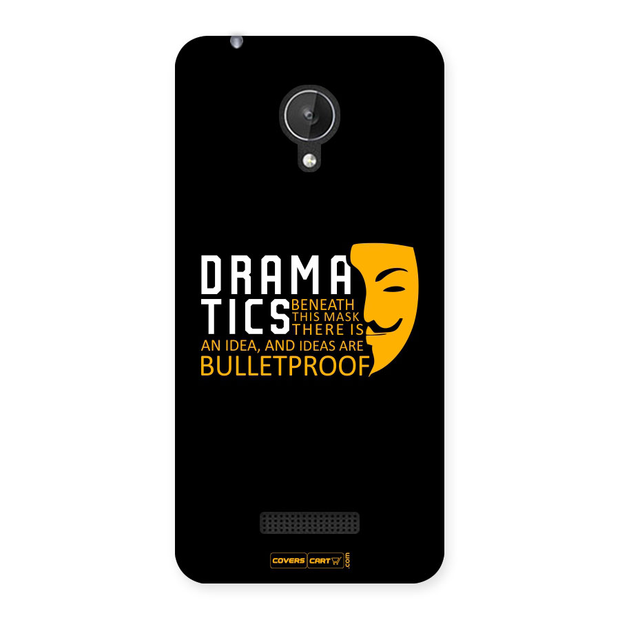 Dramatics Back Case for Micromax Canvas Spark Q380
