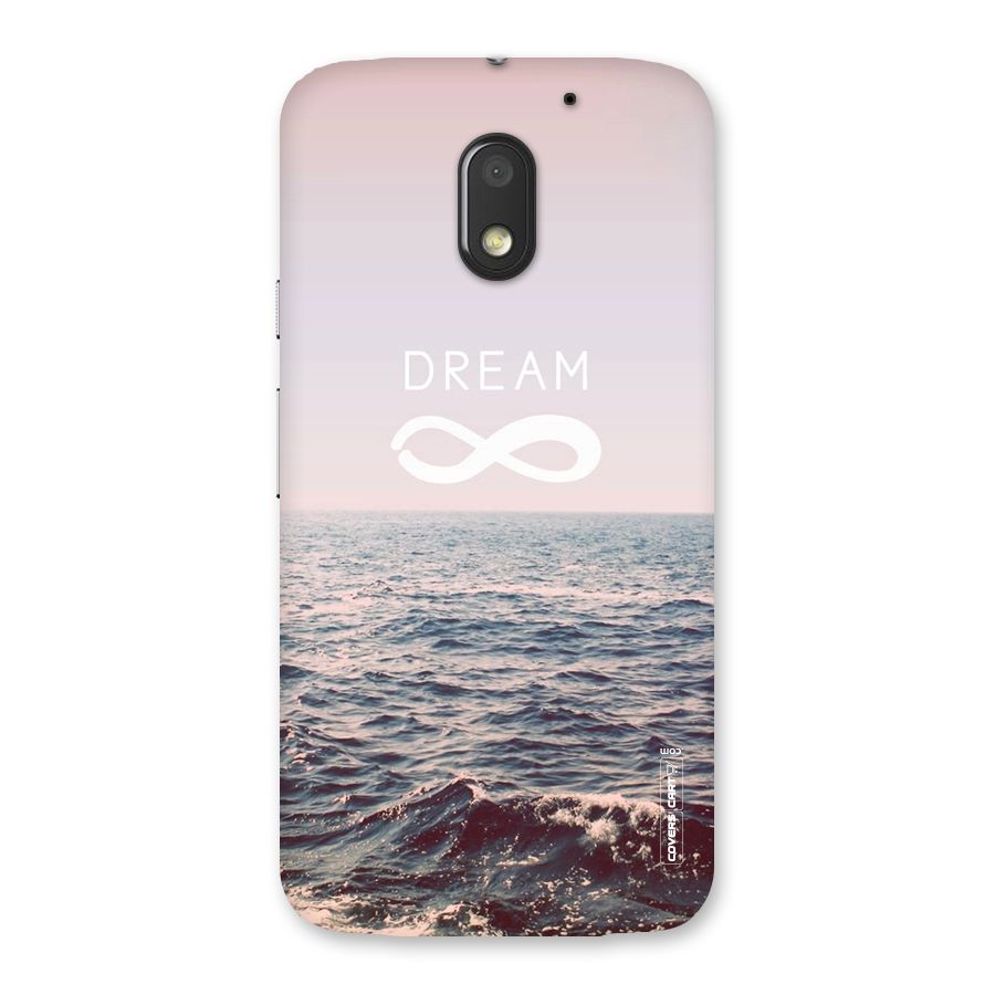 Dream Infinity Back Case for Moto E3 Power