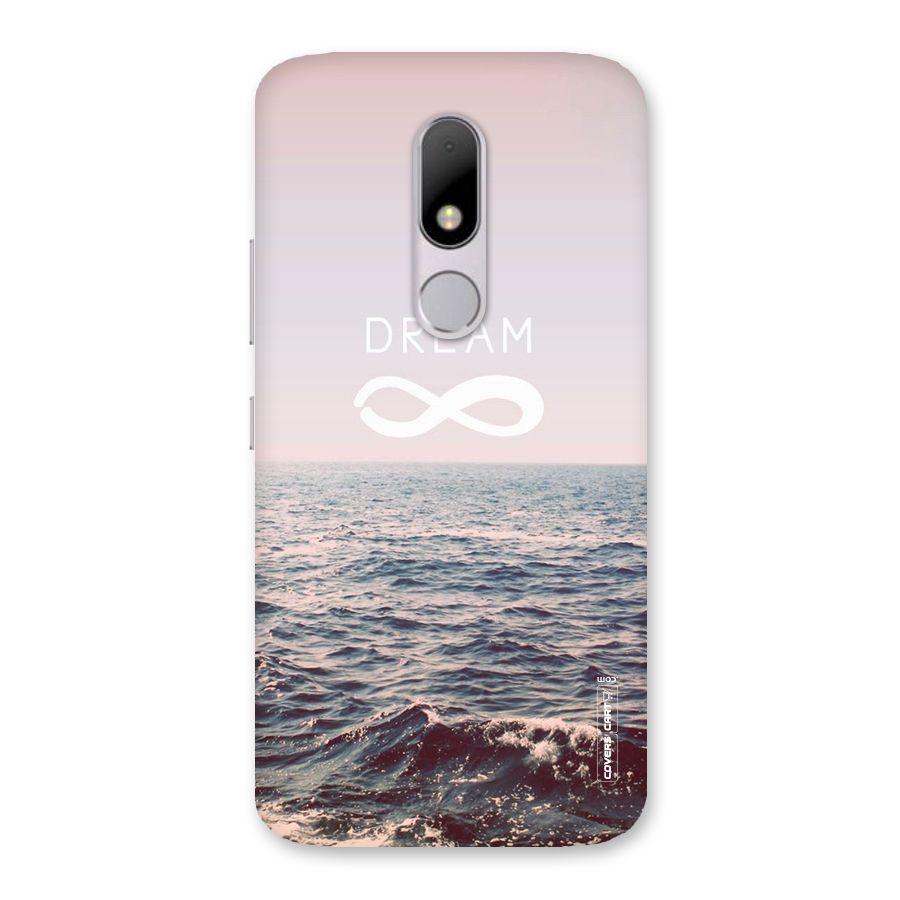 Dream Infinity Back Case for Moto M
