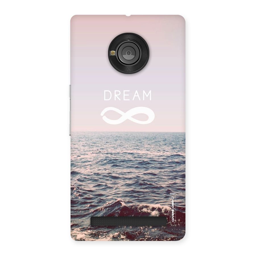 Dream Infinity Back Case for Yu Yunique