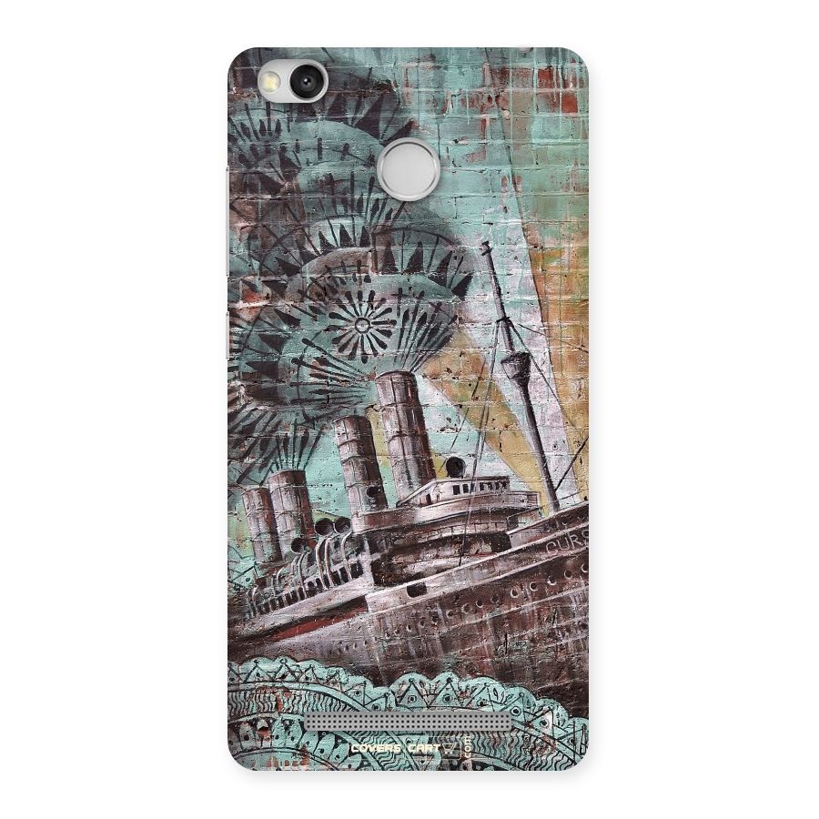 Dream Ship Back Case for Redmi 3S Prime