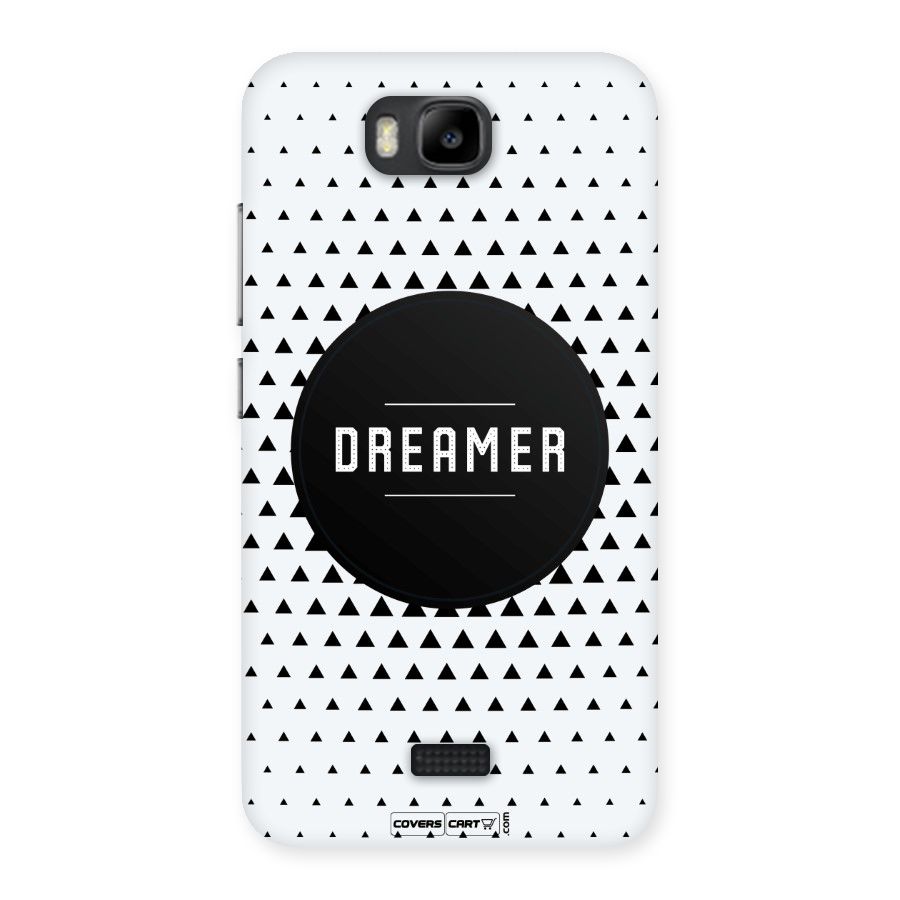 Dreamer Minimalist Back Case for Honor Bee
