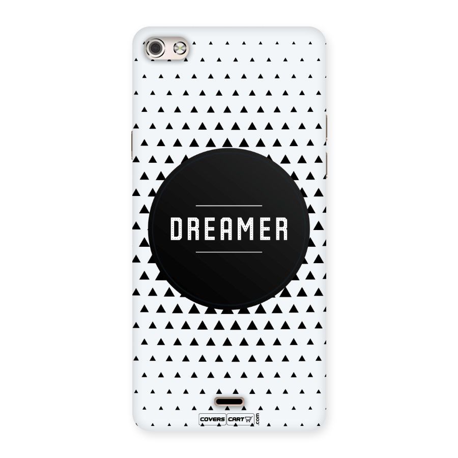 Dreamer Minimalist Back Case for Micromax Canvas Silver 5