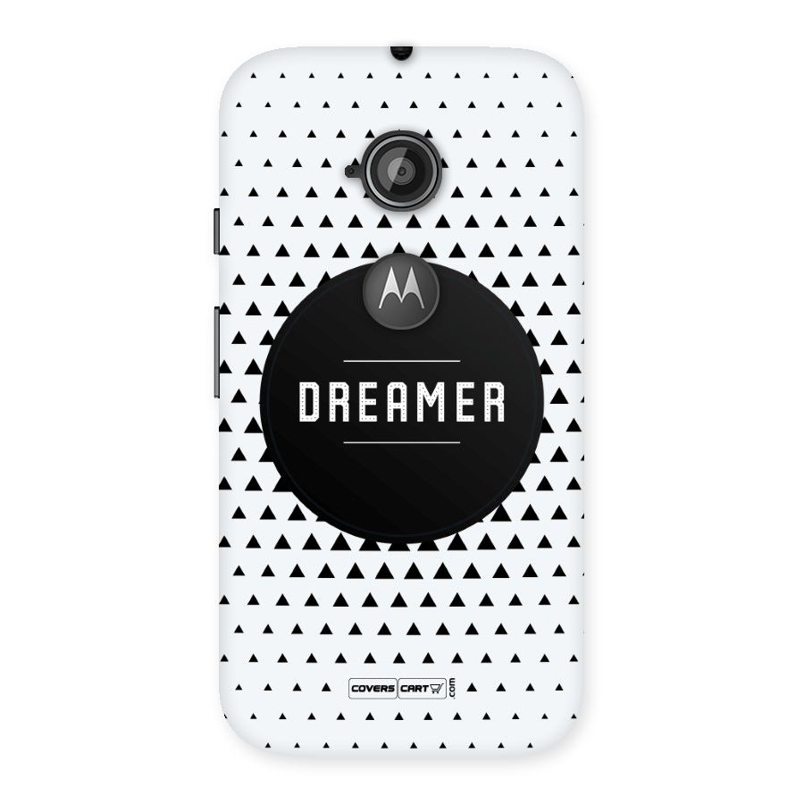 Dreamer Minimalist Back Case for Moto E 2nd Gen