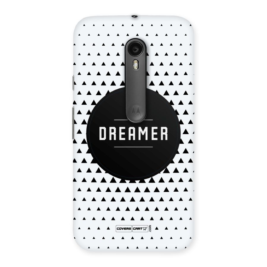 Dreamer Minimalist Back Case for Moto G3
