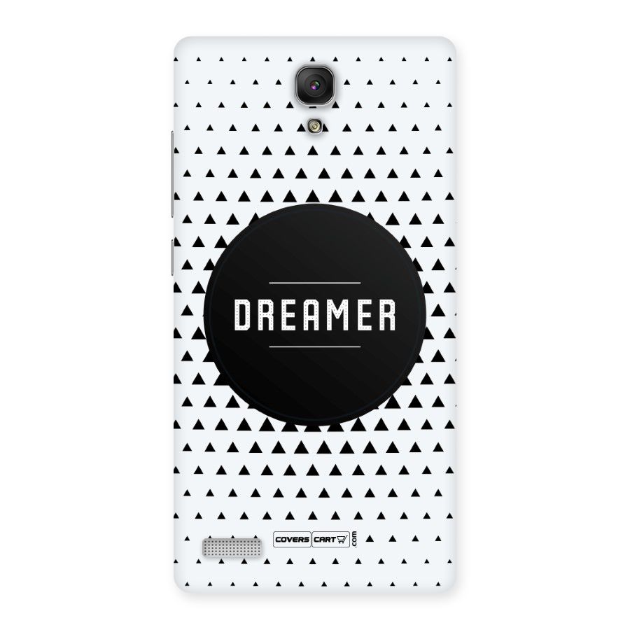 Dreamer Minimalist Back Case for Redmi Note