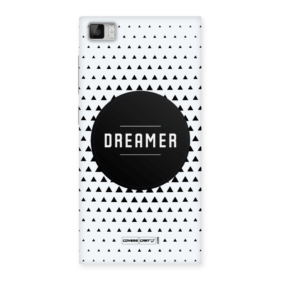 Dreamer Minimalist Back Case for Xiaomi Mi3