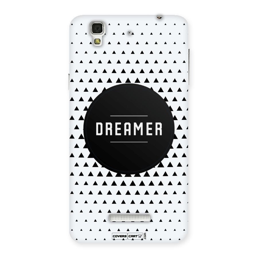 Dreamer Minimalist Back Case for YU Yureka Plus