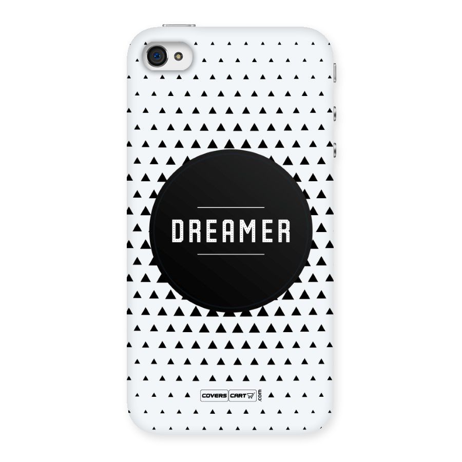 Dreamer Minimalist Back Case for iPhone 4 4s