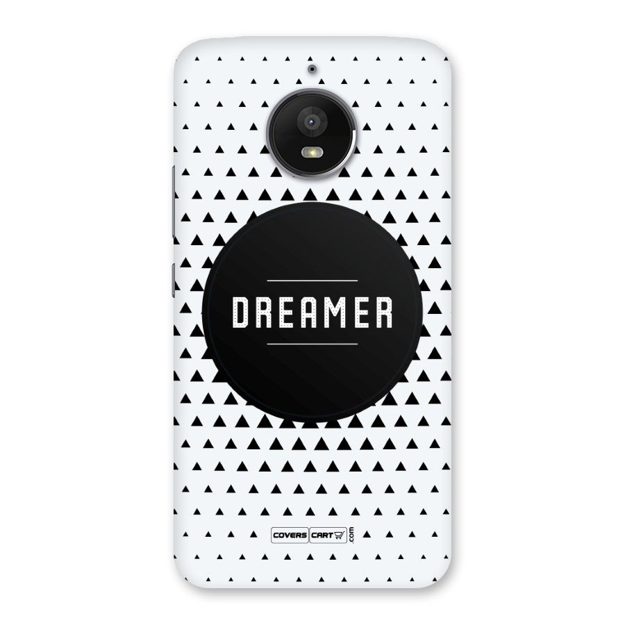 Dreamer Minimalist Back Case for Moto E4 Plus