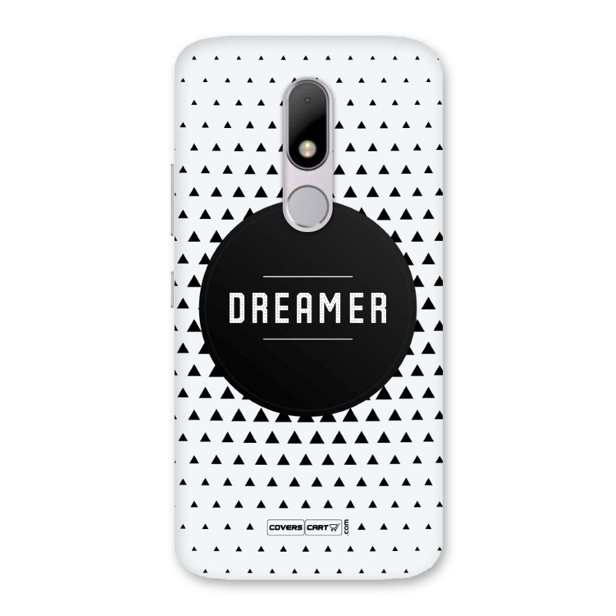 Dreamer Minimalist Back Case for Moto M
