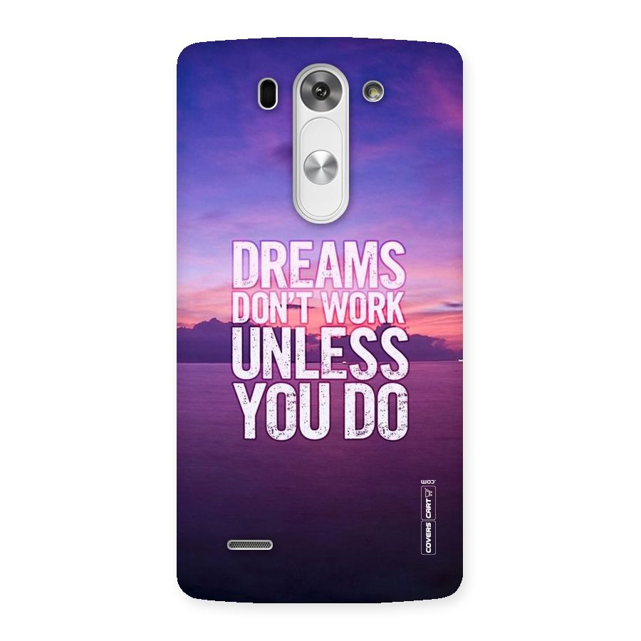 Dreams Work Back Case for LG G3 Mini