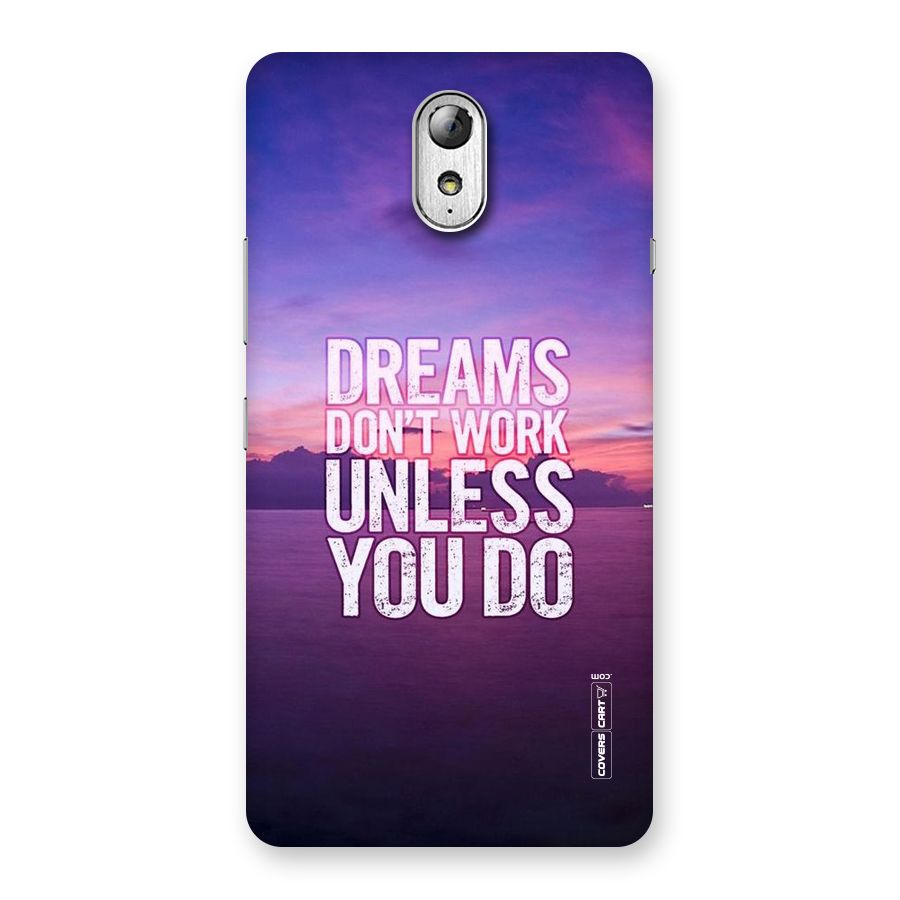 Dreams Work Back Case for Lenovo Vibe P1M