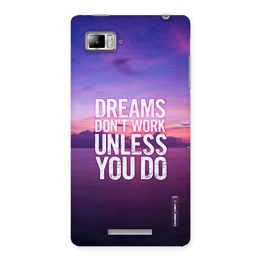Dreams Work Back Case for Lenovo Vibe Z K910