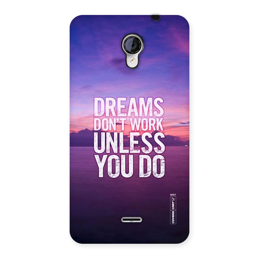 Dreams Work Back Case for Micromax Unite 2 A106