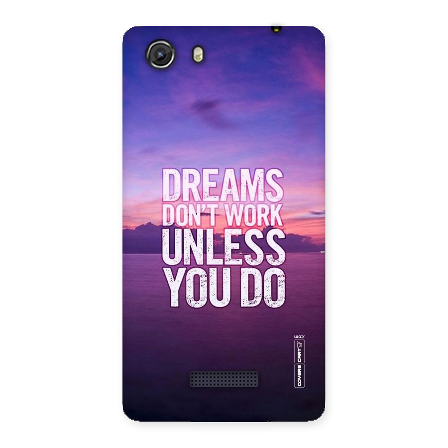 Dreams Work Back Case for Micromax Unite 3
