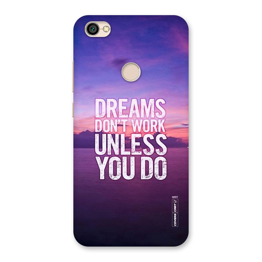 Dreams Work Back Case for Redmi Y1 2017