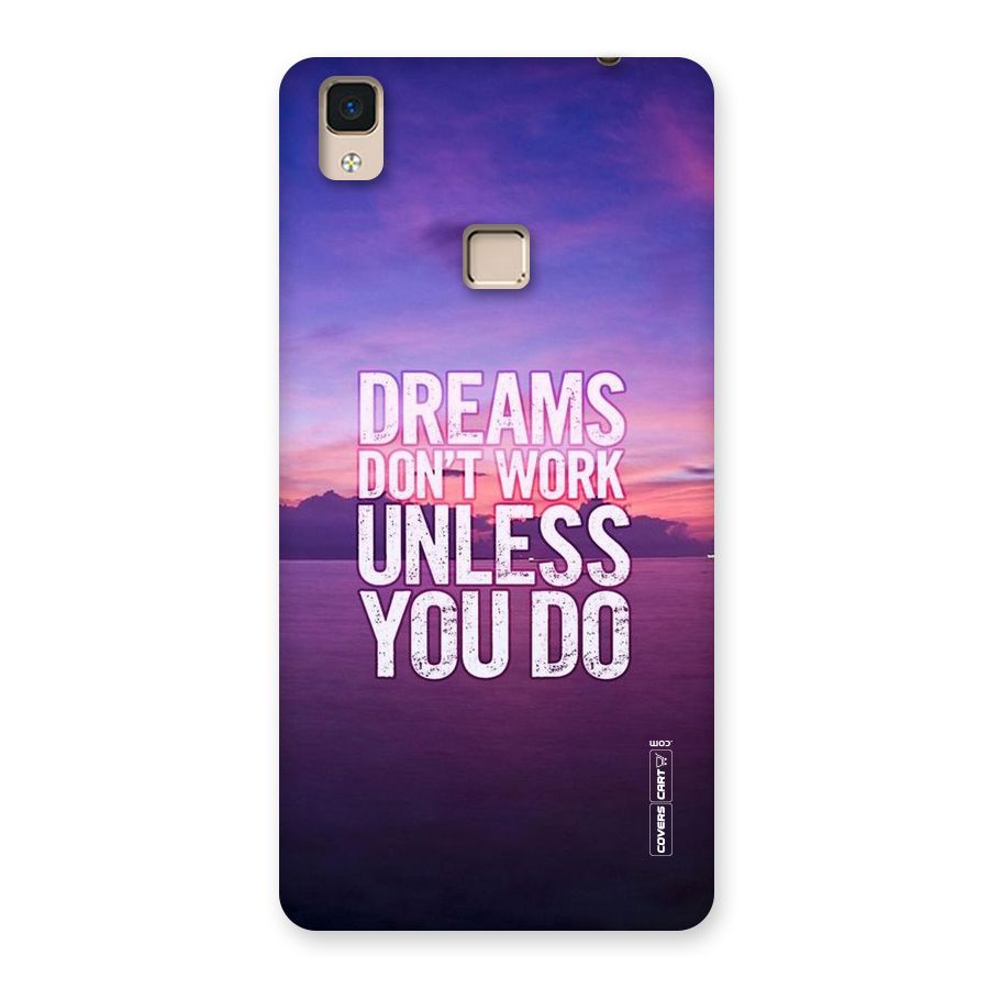 Dreams Work Back Case for V3 Max