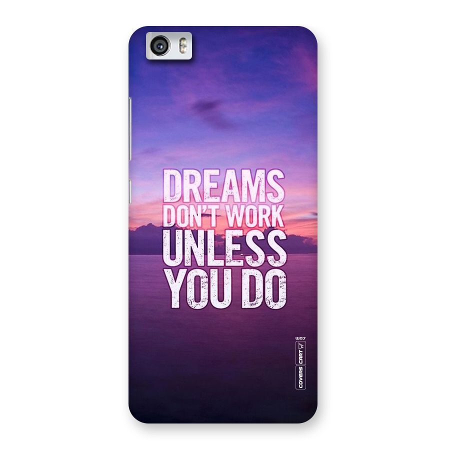 Dreams Work Back Case for Xiaomi Redmi Mi5