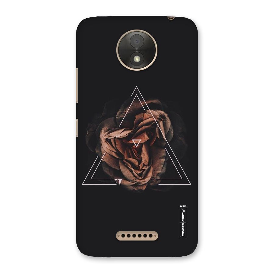 Dusty Rose Back Case for Moto C Plus