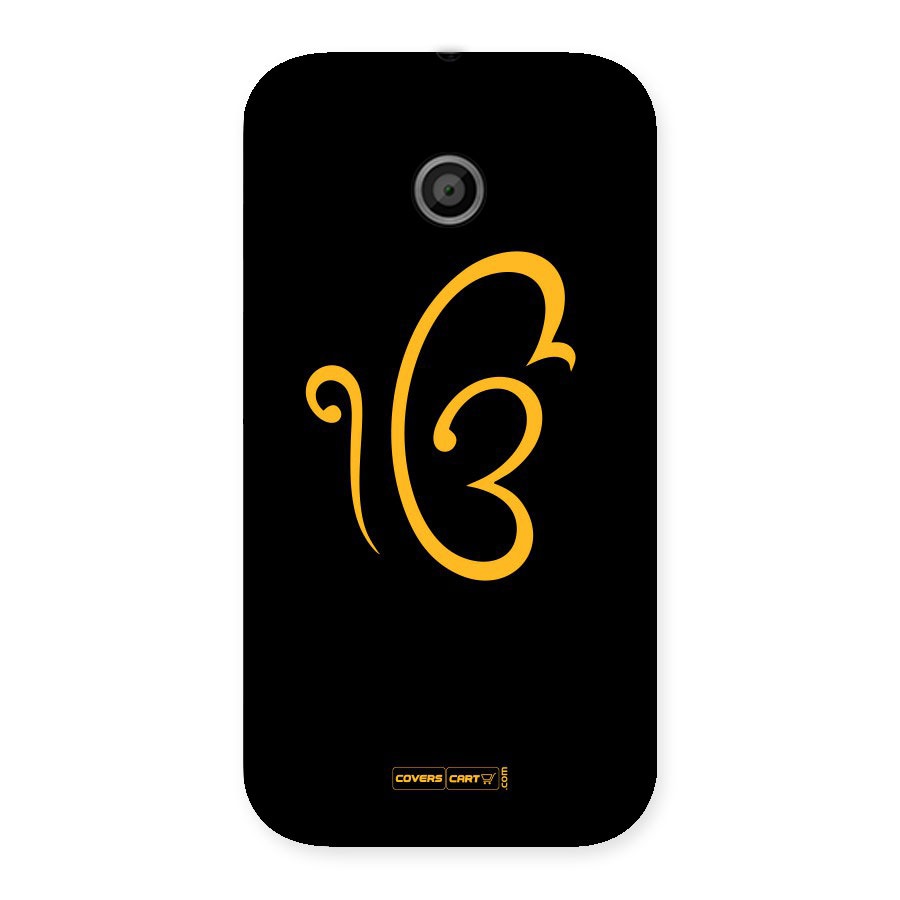 Ik Onkar Back Case for Moto E