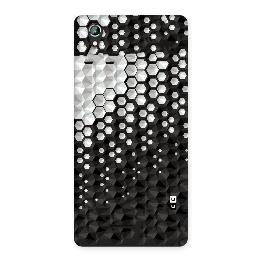 Elite Hexagonal Back Case for Lava Iris 800