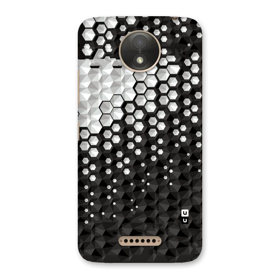 Elite Hexagonal Back Case for Moto C Plus