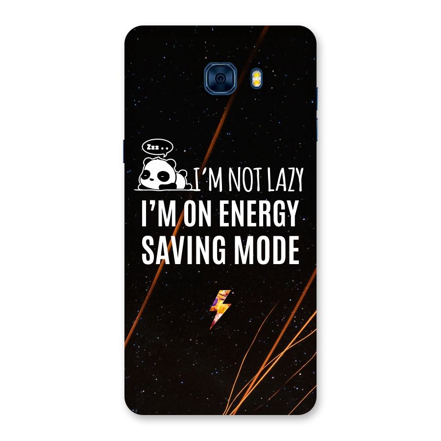 Energy Saving Mode Back Case for Galaxy C7 Pro