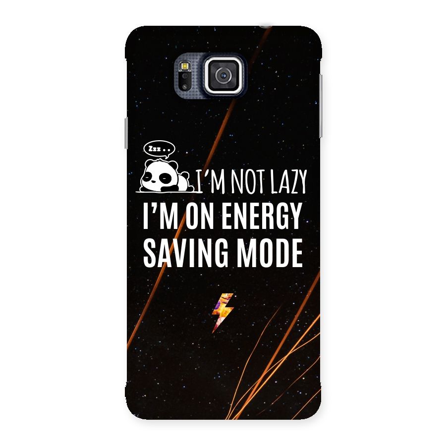 Energy Saving Mode Back Case for Galaxy Alpha