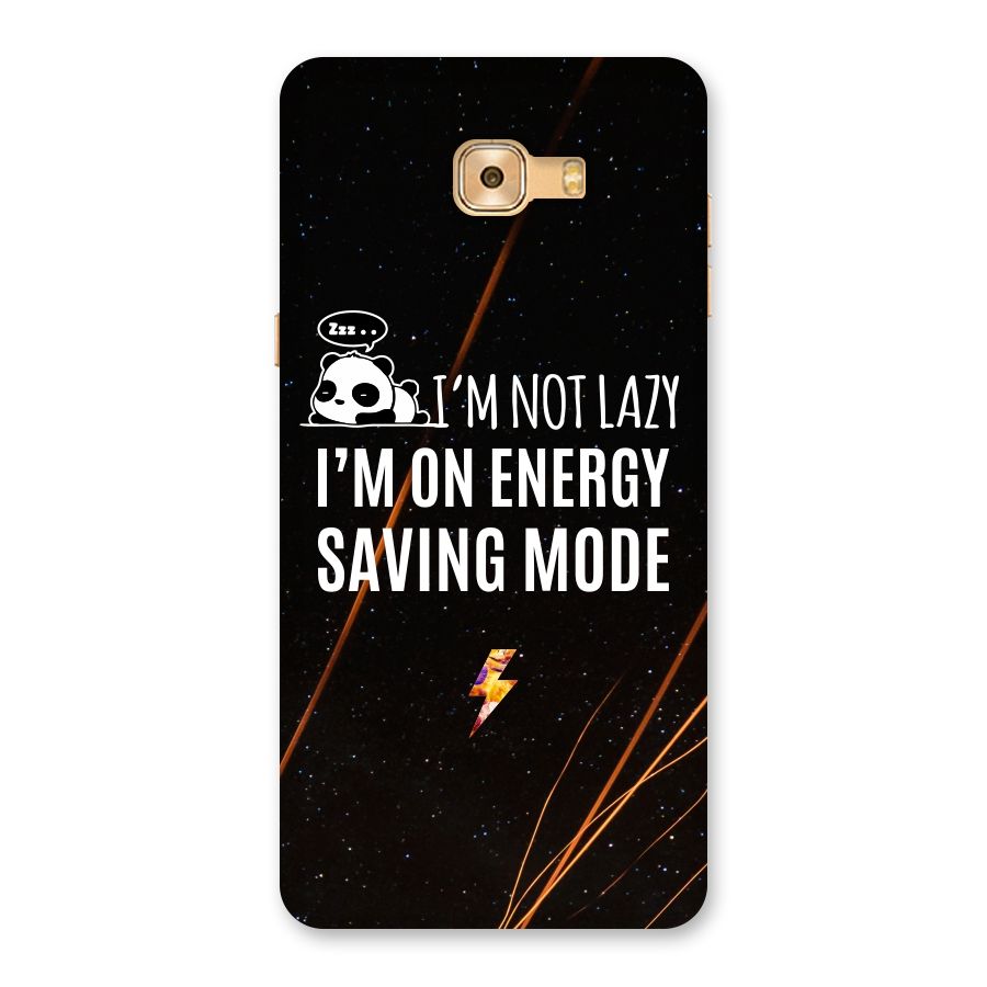 Energy Saving Mode Back Case for Galaxy C9 Pro