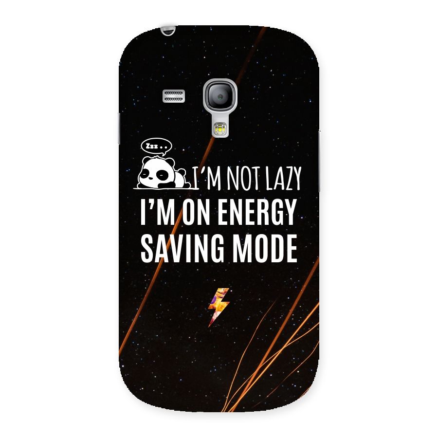 Energy Saving Mode Back Case for Galaxy S3 Mini