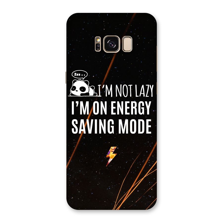 Energy Saving Mode Back Case for Galaxy S8 Plus