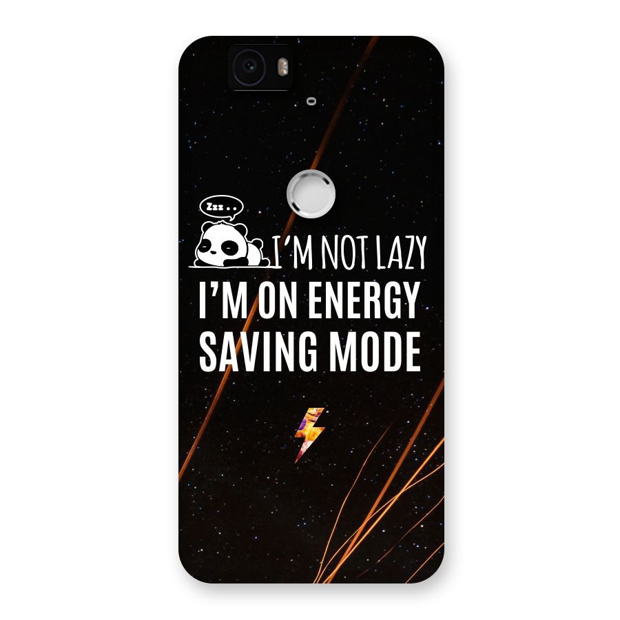 Energy Saving Mode Back Case for Google Nexus-6P