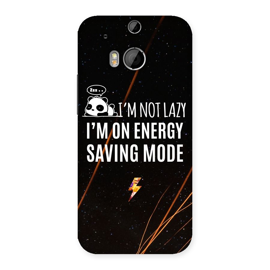 Energy Saving Mode Back Case for HTC One M8