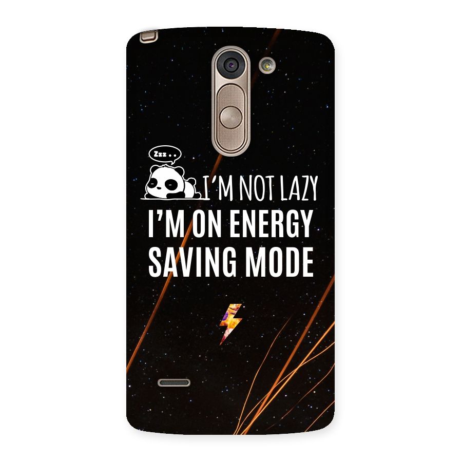 Energy Saving Mode Back Case for LG G3 Stylus