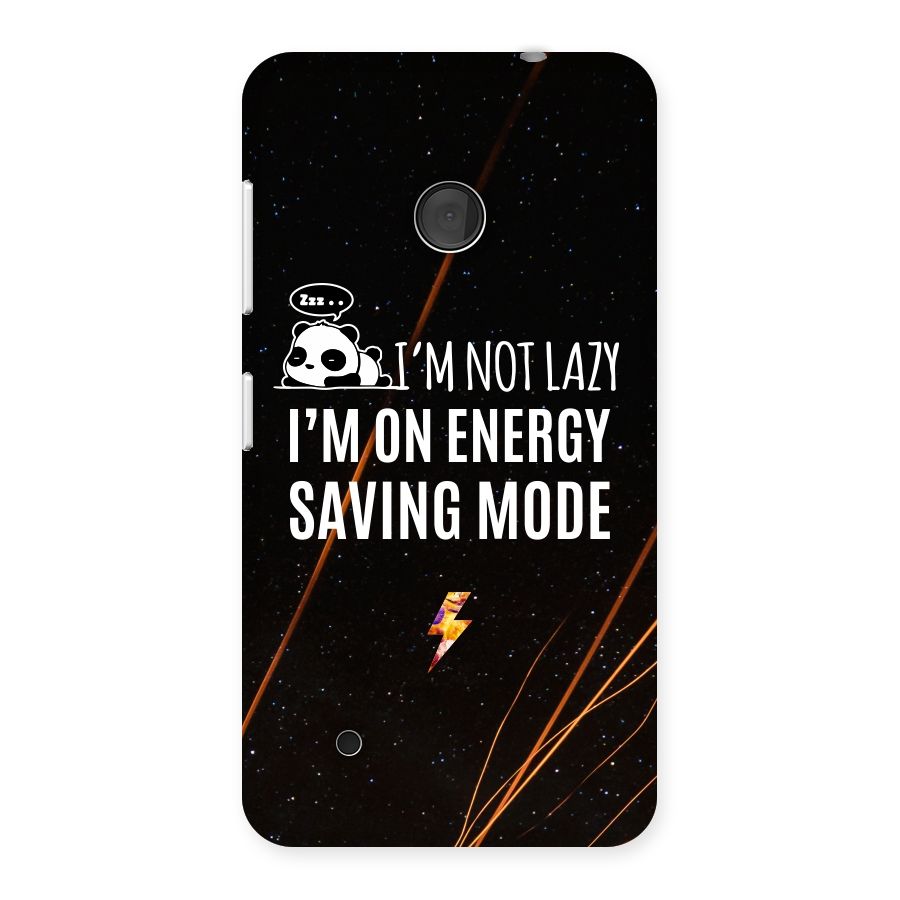 Energy Saving Mode Back Case for Lumia 530
