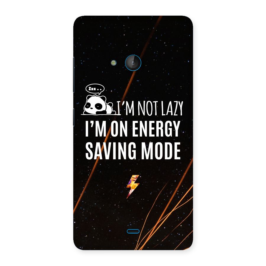 Energy Saving Mode Back Case for Lumia 540