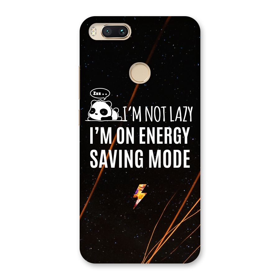 Energy Saving Mode Back Case for Mi A1