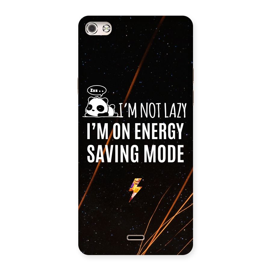 Energy Saving Mode Back Case for Micromax Canvas Silver 5