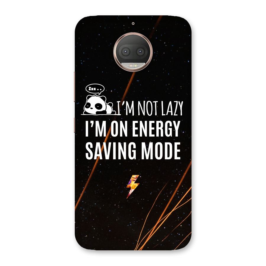 Energy Saving Mode Back Case for Moto G5s Plus