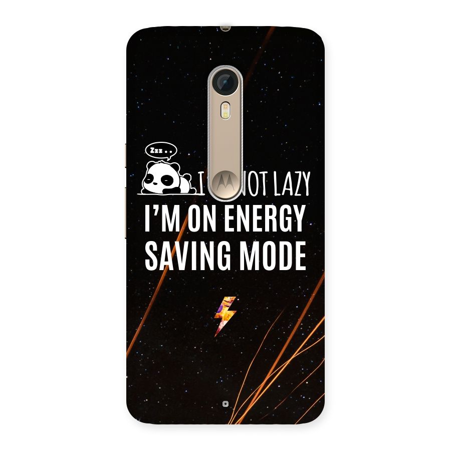 Energy Saving Mode Back Case for Motorola Moto X Style