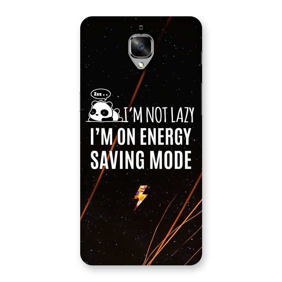 Energy Saving Mode Back Case for OnePlus 3