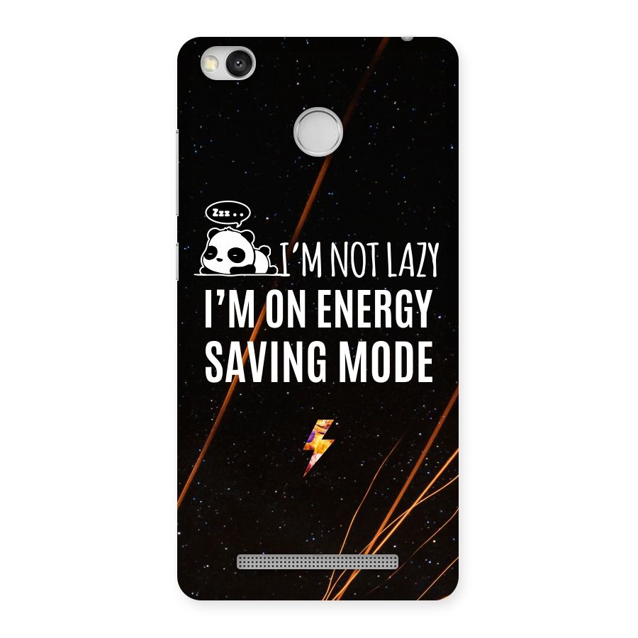 Energy Saving Mode Back Case for Redmi 3S Prime