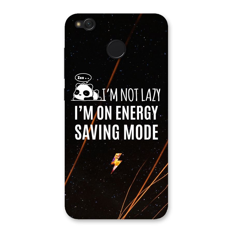 Energy Saving Mode Back Case for Redmi 4