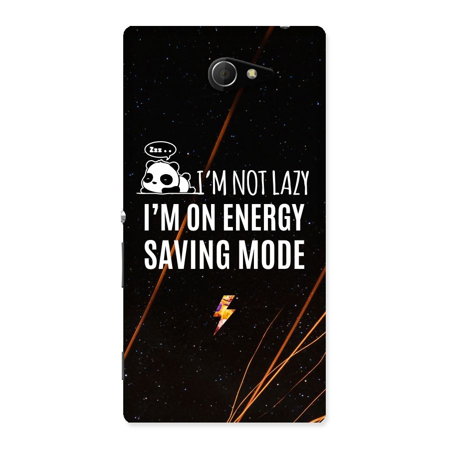 Energy Saving Mode Back Case for Sony Xperia M2
