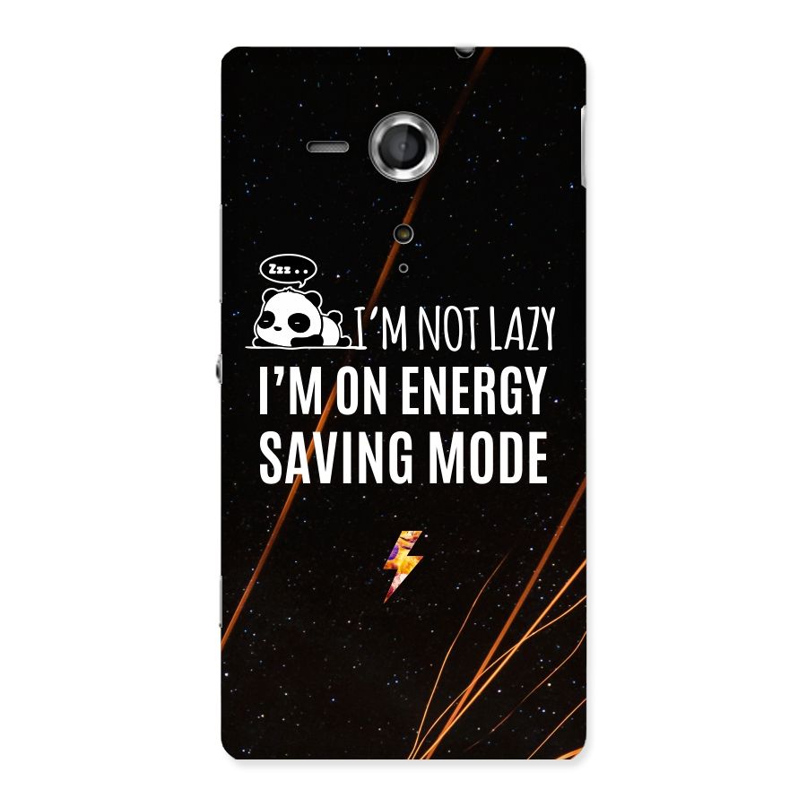 Energy Saving Mode Back Case for Sony Xperia SP
