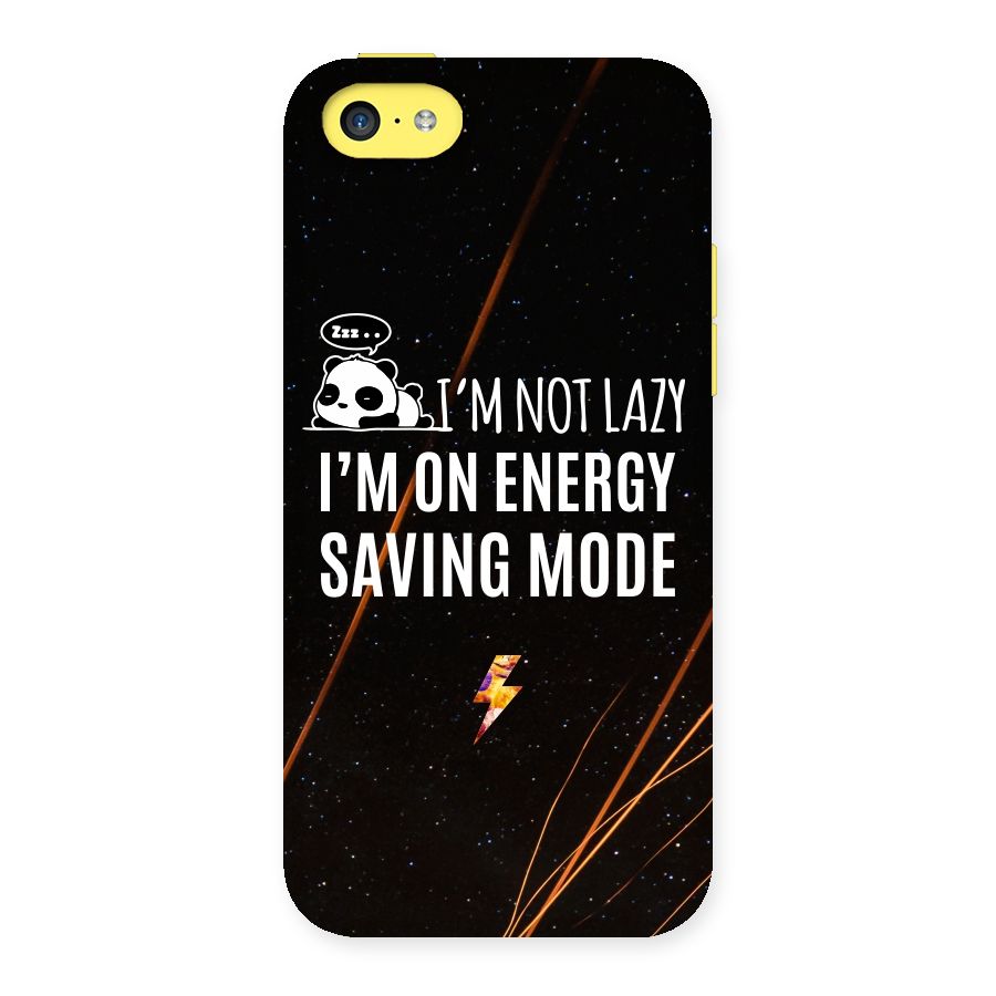 Energy Saving Mode Back Case for iPhone 5C